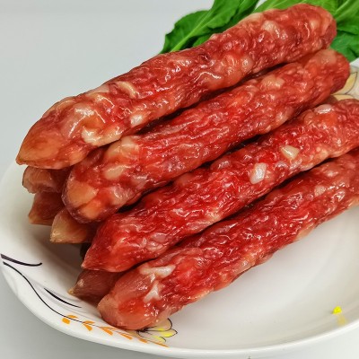 定制广式腊肠香肠酒店餐厅用切肉腊肠黄圃腊味送礼特产腊肠大粒肠图4