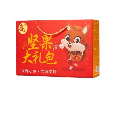 爆款年货礼盒坚果零食大礼包礼盒装代发混合坚果过年送礼礼品批发图4