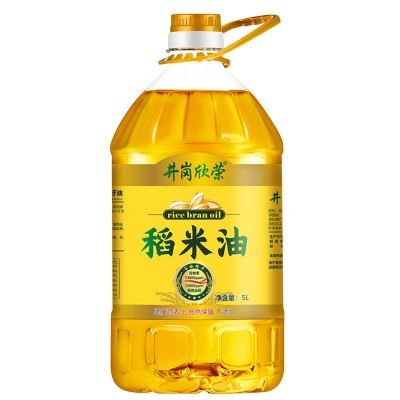 厂家直销米糠油 谷维素食用稻米油5L 日期新鲜现货批发图5