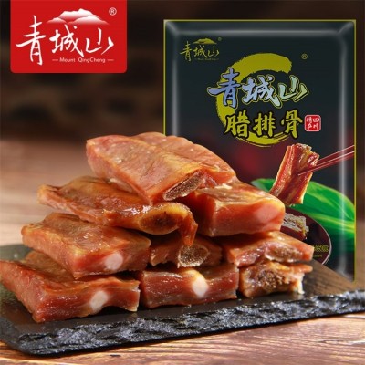 350g腊排骨 川腊肉农家自制烟熏咸肉特产腊排川味一件代发图2
