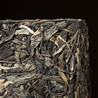 普洱茶生茶砖2块共1000克易武普洱茶薄荷塘曼松弯弓刮风寨图2