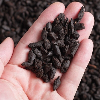 糯米香碎银子茶化石十年云南普洱茶熟茶大树散茶老茶头茶叶图4