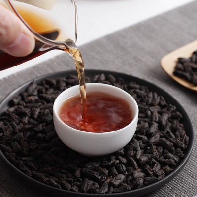 糯米香碎银子茶化石十年云南普洱茶熟茶大树散茶老茶头茶叶图3