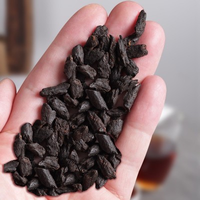 糯米香碎银子茶化石十年云南普洱茶熟茶大树散茶老茶头茶叶图2