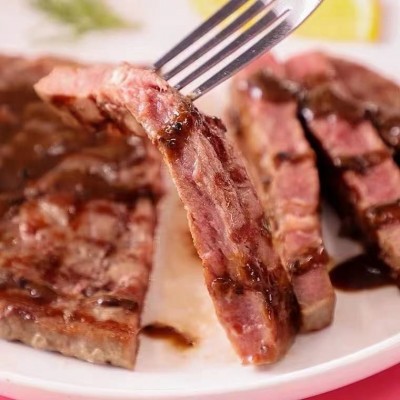 冷冻新鲜牛肉外卖西餐厅黑椒菲力牛排 街头自助餐厅腌制牛扒图2