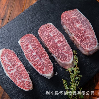 澳洲进口雪花板键牛排M5和牛原切牡蛎肉儿童牛扒谷饲健身冷冻批发图3