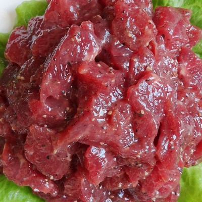 黑椒牛肉粒半成品商用冷冻腌制烤肉新鲜生牛肉西餐披萨食材牛仔粒图4