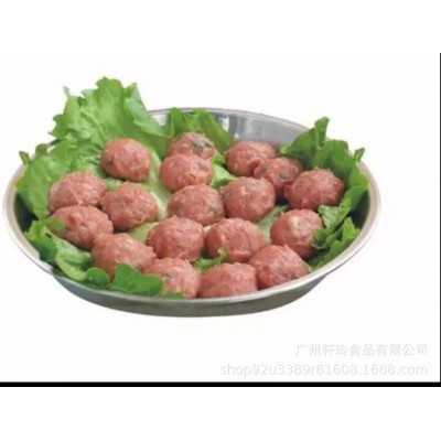 酒店餐馆蒸 牛肉丸 牛肉胶 饺子馅2.5kg*4包 10Kg每件 广东图4