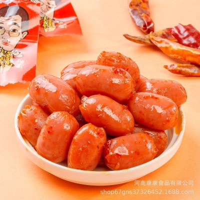 北创五种口味原味玉米味香辣味黑鸭味奥尔良味台式即食休闲小香肠图4