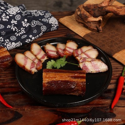 川味烟熏柴火五花腊肉250g原价直供源头工厂年货腊肉批发图2