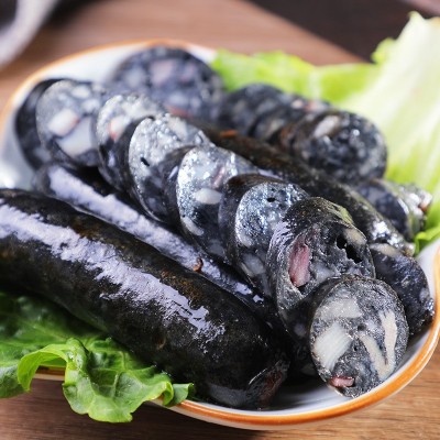 【鲜百福】墨鱼肠500g10根台湾风味烤肠餐厅烤肉店烧烤店常用烤肠图3