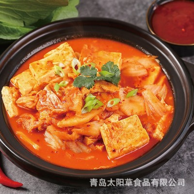 小伙子辣白菜泡菜汤460g*20大酱汤即食韩国速食豆腐汤整箱批发图4
