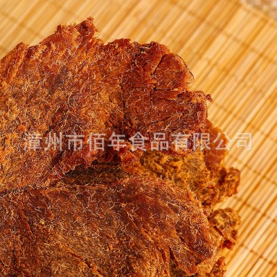 香辣猪肉干200g 风味猪肉脯 风干手撕猪肉片 厂家批发 一件代发图2