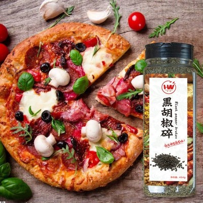 黑胡椒碎454g黑椒碎细黑胡椒粉披萨烘焙牛排配料 厂家供应图2