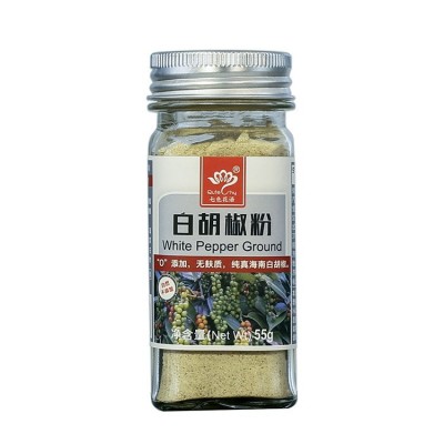 七色花语24瓶超市盒装白胡椒粉55g火锅酸菜麻椒鱼烧烤香辛调味料图2