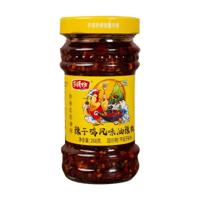 润哥坊辣子鸡辣椒酱下饭菜湖南特产风味油辣椒拌饭拌面酱香辣开味图4