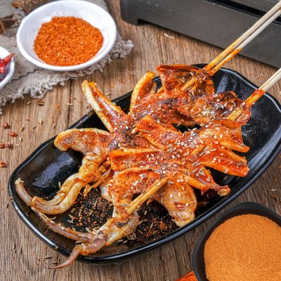 诚邦变态香辣粉烧烤小吃鸡排撒料脆皮鸡饭玉米薯塔辣椒炸鸡螺蛳粉图3