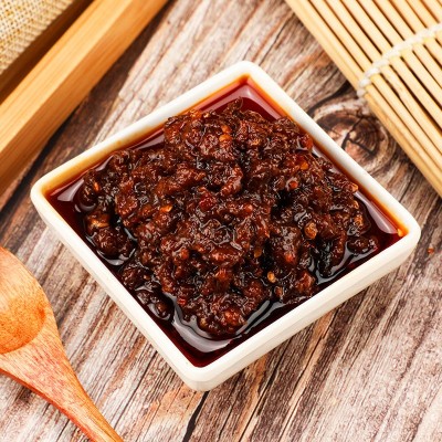 德政缘佐餐香辣牛肉酱400克罐装拌饭拌面酱调味蘸酱下饭牛肉酱图3