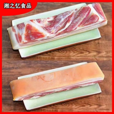 【腊肉厂家】湖北特产风干五花腊肉 非烟熏晒腊肉 咸香味腊货晒图3