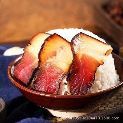 四川特产后腿五花腊肉农家自制烟熏咸肉正宗老川味后腿熏肉腊肉图2