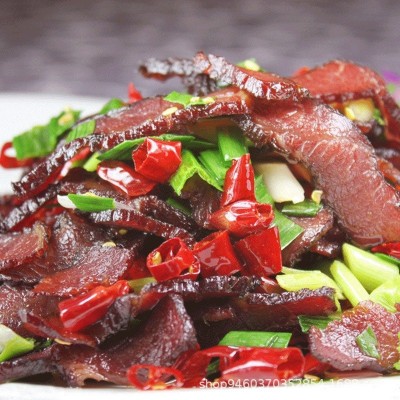腊牛肉湖南特产农家自制烟熏腊味腌制腊肉瘦肉黄牛肉干500g熏肉图5