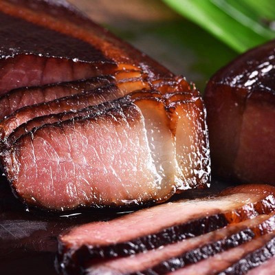 正宗四川烟熏后腿腊肉500g定制农家自制柴火熏腊肉可贴牌 加工定制图4