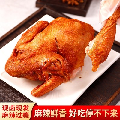 山东特产手撕麻椒鸡即食脱骨椒麻五香扒鸡熟食真空包装整只烧鸡图3