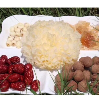 现摘新鲜银耳1棒3朵鲜白木耳雪耳木耳鲜活银耳图3