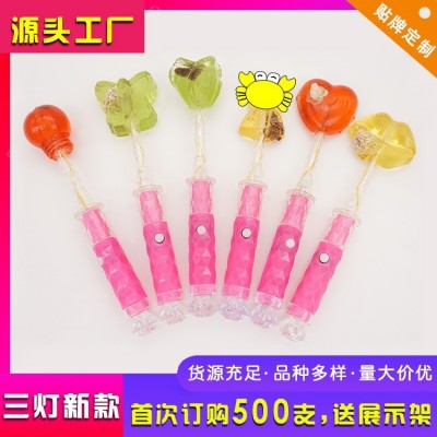 美拉芙万圣节搞怪糖果 led 3灯网红棒棒糖夜店酒吧KTV发光棒棒糖图4