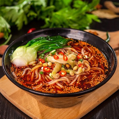 雅叔正宗重庆酸辣粉袋装粉丝红油批发整箱米线速食厂家酸辣图3
