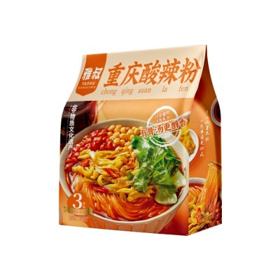 雅叔正宗重庆酸辣粉袋装粉丝红油批发整箱米线速食厂家酸辣图5
