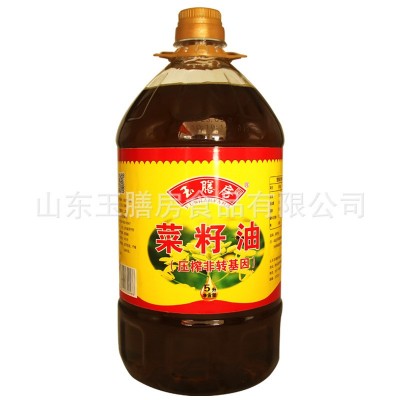 玉膳房5升压榨非转基因菜籽油小榨二级浓香菜籽油食用油粮油批发图5