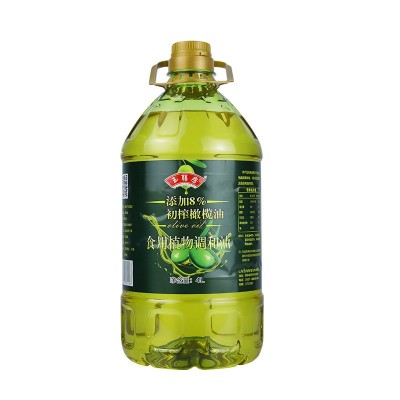 玉膳房4升橄榄调和油 添加8%初榨橄榄油调和油食用油一件代发图5