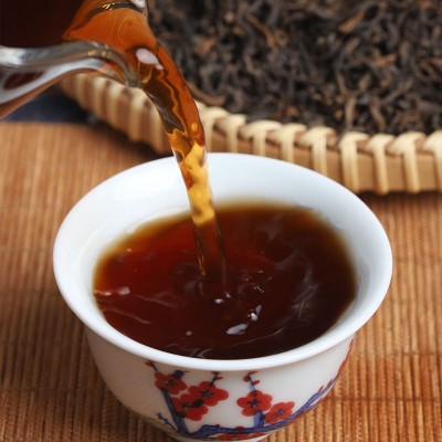 路氏茶业2017精品宫廷普洱茶散茶云南勐海正味熟茶散装厂家批发图3