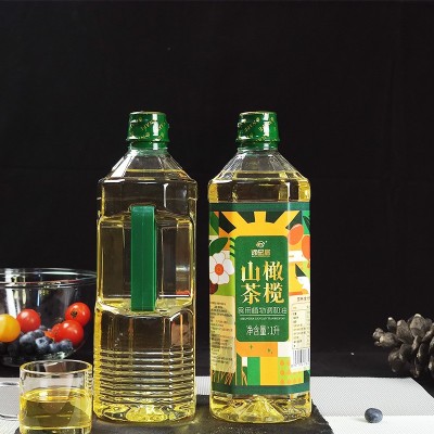 谛品居高档山茶橄榄食用植物调和油礼盒装1L*2瓶家用年货送礼图2