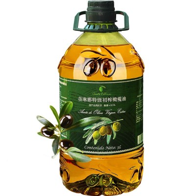 蓓琳娜纯特级初榨橄榄油3L西班牙原装进口家庭烹饪凉拌食用油批发图4