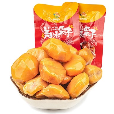 国产莓栗佳园板栗仁500g袋装即食休闲零食坚果栗子仁熟板栗甘栗仁图4