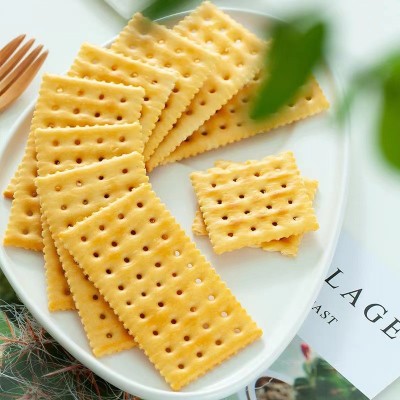 香葱苏打饼干梳打薄脆饼干奶盐味食品不添加蔗糖休闲零食整箱批发图2