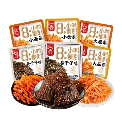 双娇湘菜味散装辣条清真小包装面筋臭干子怀旧零食麻辣厂家批发图4