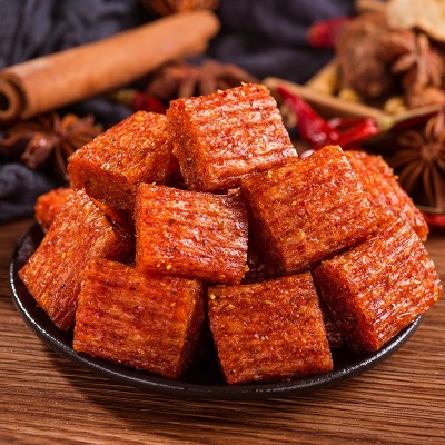 湖南双娇素大刀肉辣条清真网红老式麻辣休闲零食大礼包大量批发图3