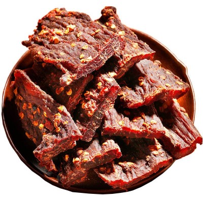 风干猪肉干鸡肉干人吃批发代加工牛肉干一斤五香麻辣手撕牦牛肉干图5