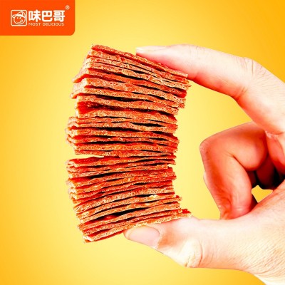 【微供】靖江蜜汁猪肉脯500g猪肉铺卤小吃零食肉熟食散装正片特产图3
