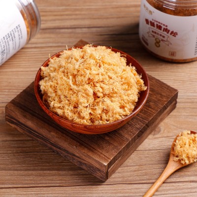 雀实香黄金猪肉松儿童营养辅食海苔肉松健身零食休闲食品厂家批发图3