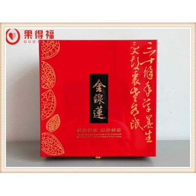 YL金线莲礼盒批发 圆盒款式 金线莲 木盒 包装盒（山珍）图4