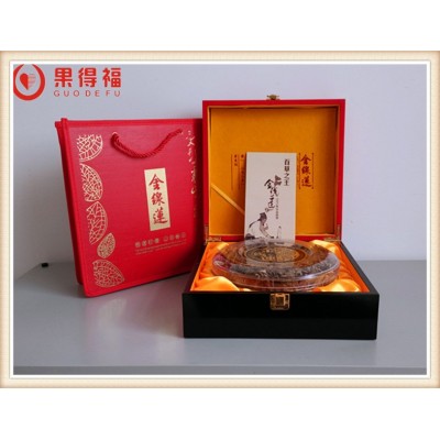 YL金线莲礼盒批发 圆盒款式 金线莲 木盒 包装盒（山珍）图2