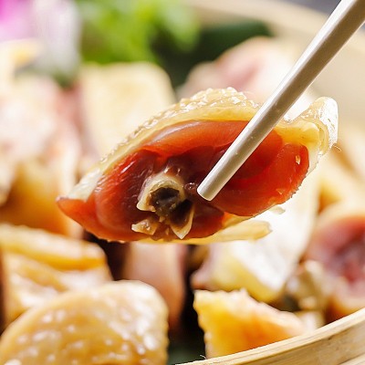 风干鸡黄山特产预制菜整只徽州腊鸡子腊肉腊肠咸鸡散养土鸡腊货图3