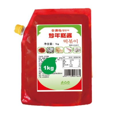 包邮 韩式泡菜酱 部队火锅酱 石锅拌饭酱 炒年糕酱 下饭酱图4