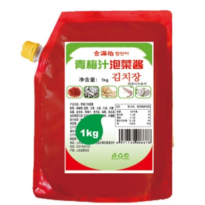 包邮 韩式泡菜酱 部队火锅酱 石锅拌饭酱 炒年糕酱 下饭酱图2
