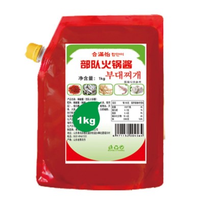 包邮 韩式泡菜酱 部队火锅酱 石锅拌饭酱 炒年糕酱 下饭酱图3