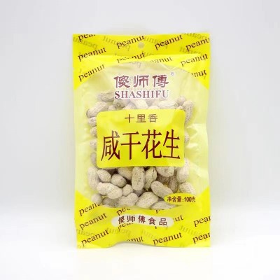 傻师傅100g 龙岩蒜香口味袋装带壳花生图4
